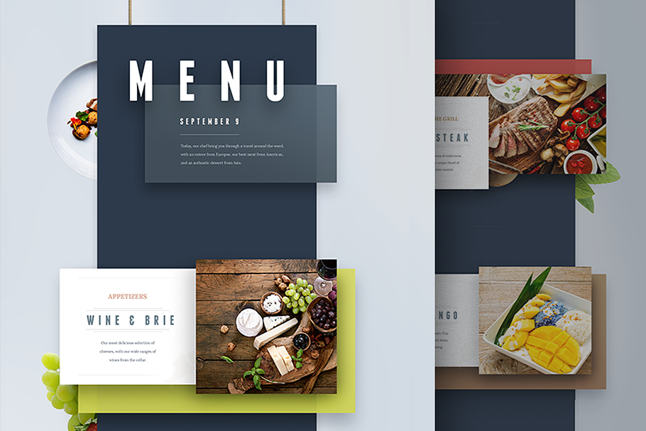 Menu and Presentation UI in Website Templates - product preview 8