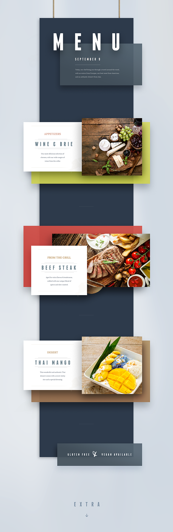 Menu and Presentation UI in Website Templates - product preview 1
