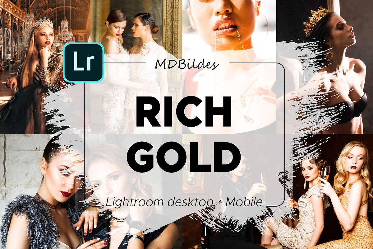 Lightroom Preset, RICH GOLD, Mobile in Add-Ons - product preview 8