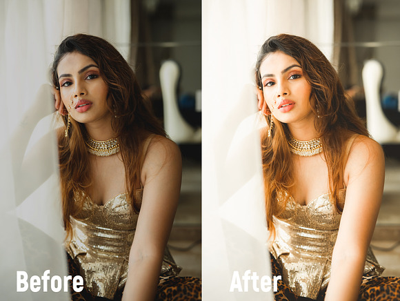 Lightroom Preset, RICH GOLD, Mobile in Add-Ons - product preview 2
