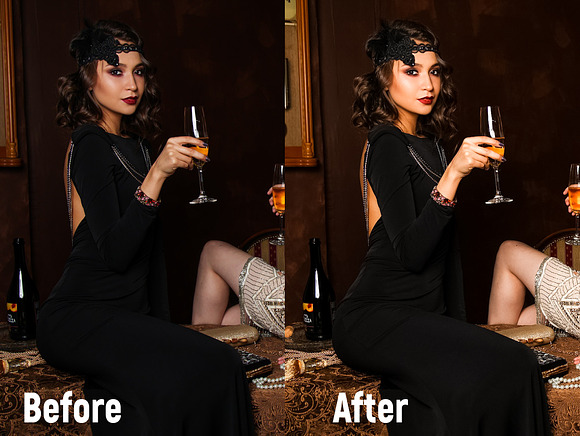 Lightroom Preset, RICH GOLD, Mobile in Add-Ons - product preview 4