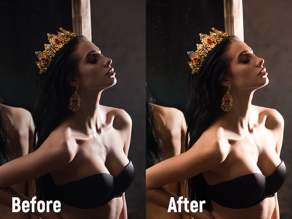 Lightroom Preset, RICH GOLD, Mobile in Add-Ons - product preview 5