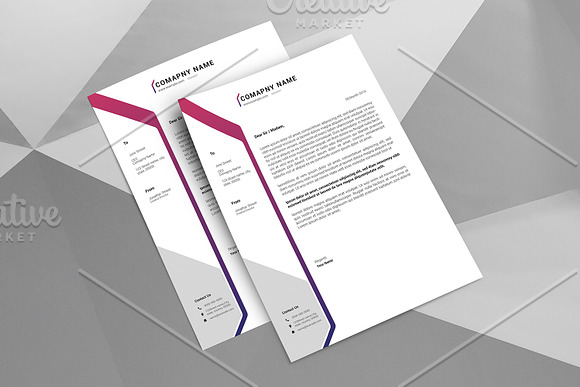Letterhead V30 in Stationery Templates - product preview 1