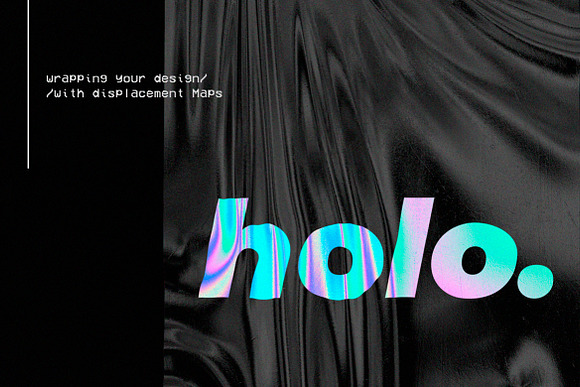 Holographic foil mock-up template in Branding Mockups - product preview 3