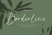 Borderline | Calligraphy Font