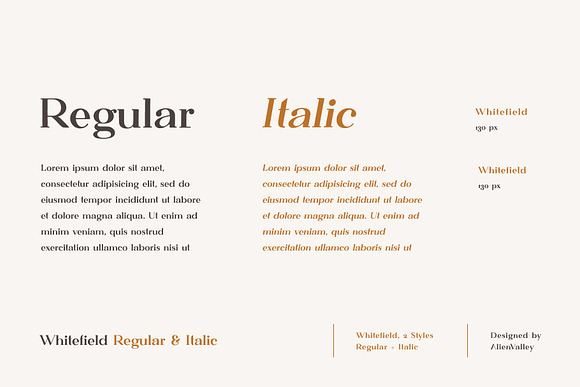 Whitefield - Handcrafted Serif in Serif Fonts - product preview 2