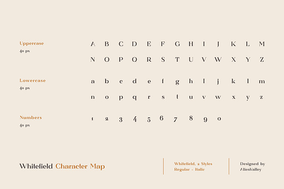 Whitefield - Handcrafted Serif in Serif Fonts - product preview 3