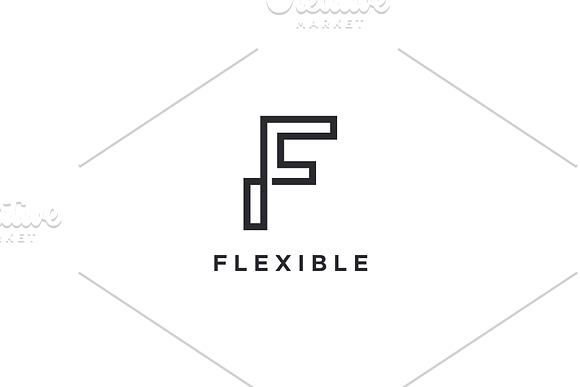 Initial F Logo in Logo Templates - product preview 2
