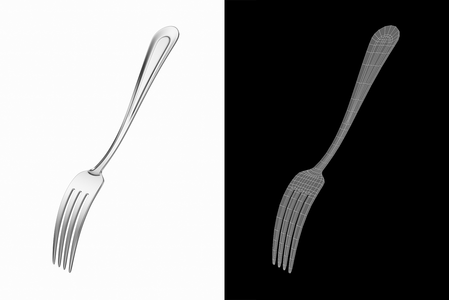 Dessert Fork 4 Tines Classic Cutlery in Appliances - product preview 3