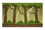 Forest Cartoon Background