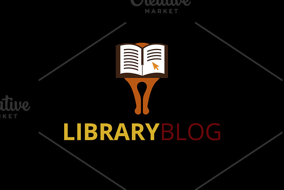 Library Blog Logo in Logo Templates - product preview 1