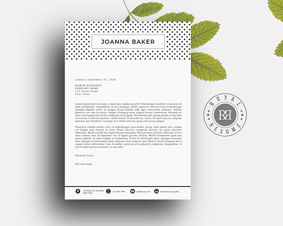 2 pages Word resume pack template in Resume Templates - product preview 2
