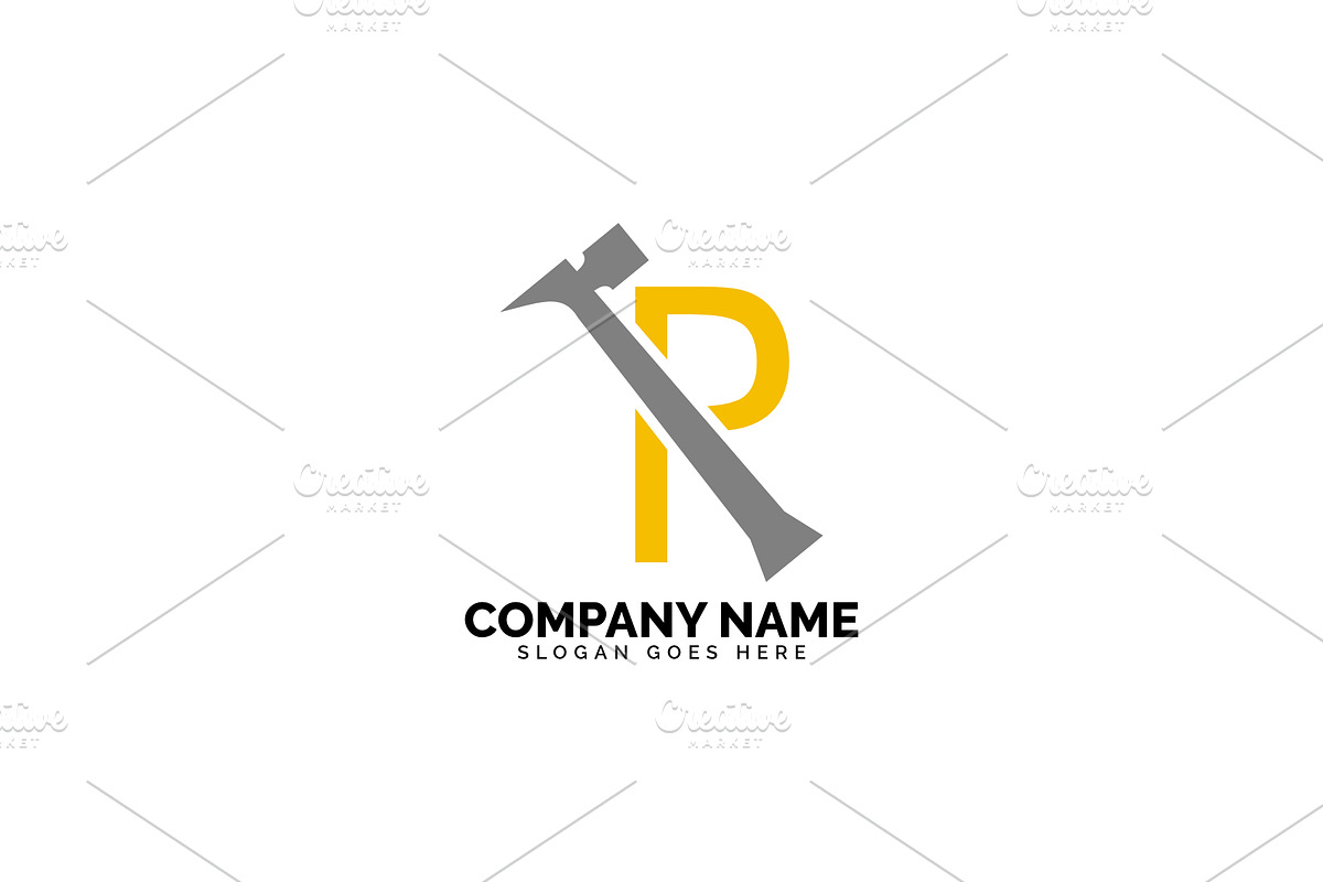 p letter repair logo in Logo Templates - product preview 8