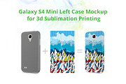 Galaxy S4 Mini 3d Case Design Mockup