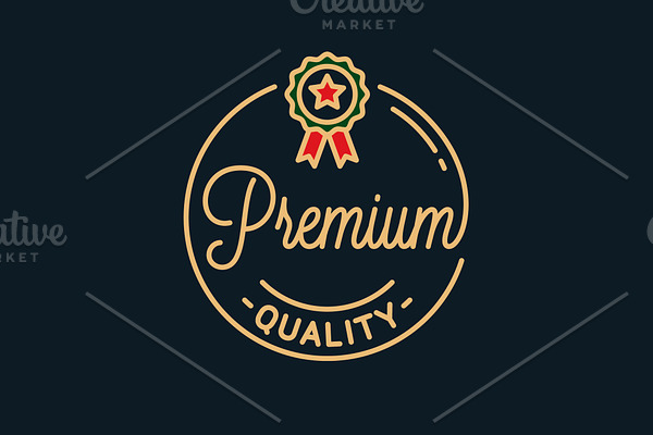 Premium quality logo.