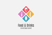 Food and drinks logo.