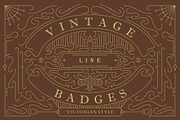 Vintage Line Badges 2
