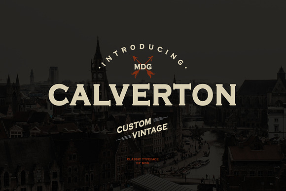 Calverton Font in Fonts - product preview 4