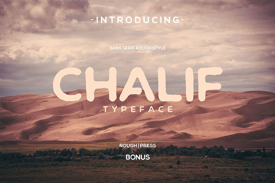 Chalif Typeface in Display Fonts - product preview 8