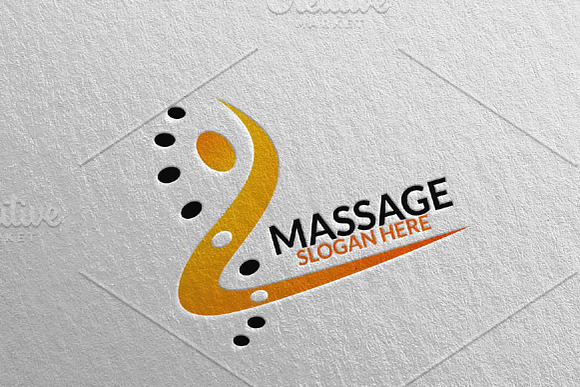Massage Logo Design 9 in Logo Templates - product preview 2