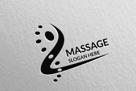 Massage Logo Design 9 in Logo Templates - product preview 3