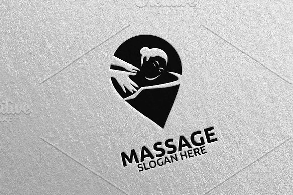 Massage Logo Design 10 in Logo Templates - product preview 3
