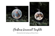 Christmas Ornament PS Template