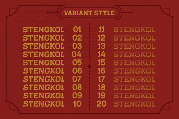 Stengkol in Display Fonts - product preview 4