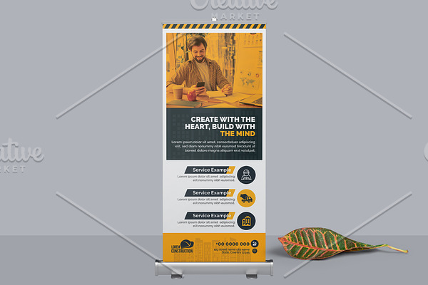 Construction Roll-up Banner