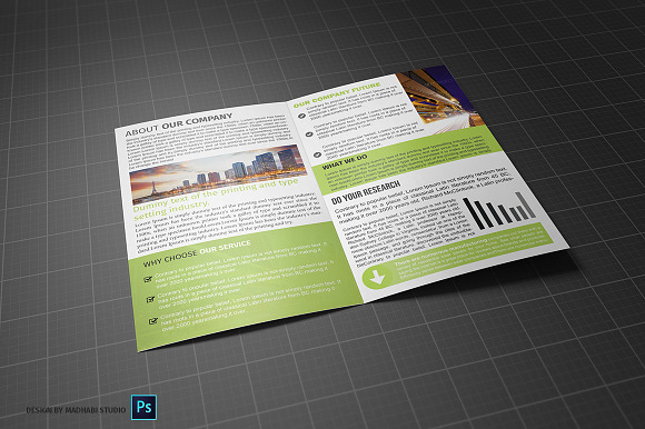 Corporate Bifold Brochure Vol 11 in Brochure Templates - product preview 4