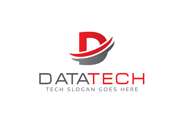 DataTech - Letter D Logo