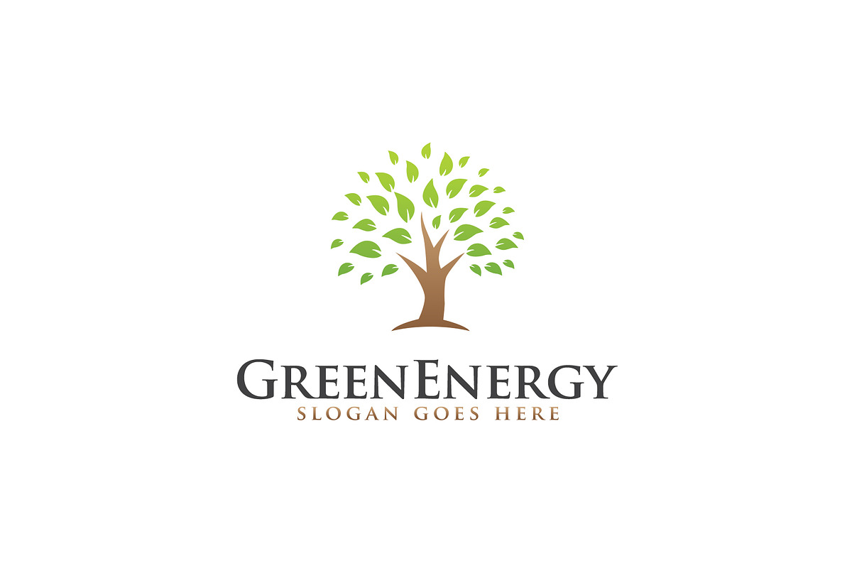 Green Energy - Tree Logo in Logo Templates - product preview 8