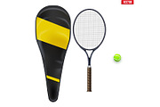 Set of tennis equipment
