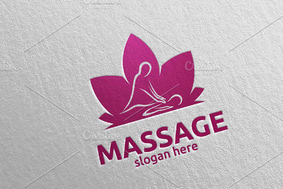 Massage Logo Design 12 in Logo Templates - product preview 8
