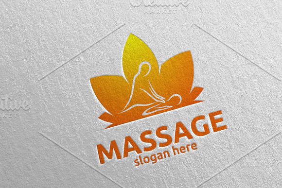 Massage Logo Design 12 in Logo Templates - product preview 1