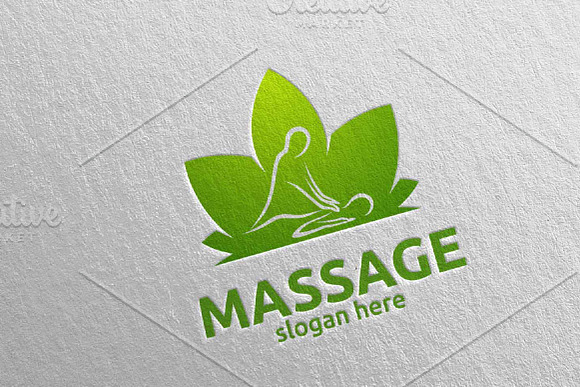Massage Logo Design 12 in Logo Templates - product preview 2