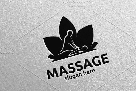 Massage Logo Design 12 in Logo Templates - product preview 3