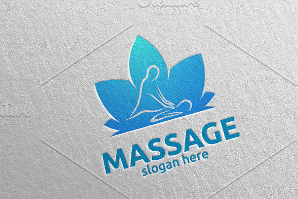 Massage Logo Design 12 in Logo Templates - product preview 4