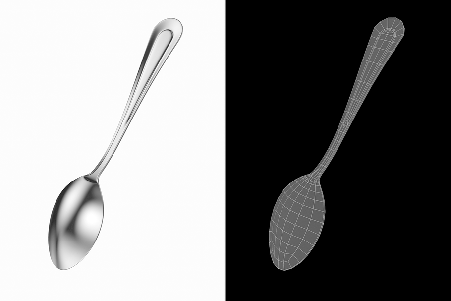 Dessert Spoon Classic Cutlery in Appliances - product preview 3
