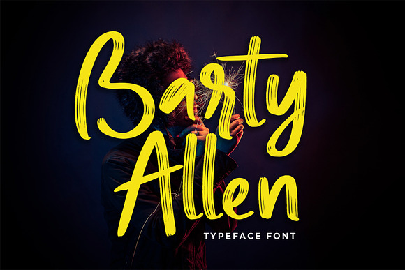 Barty Allen in Script Fonts - product preview 5