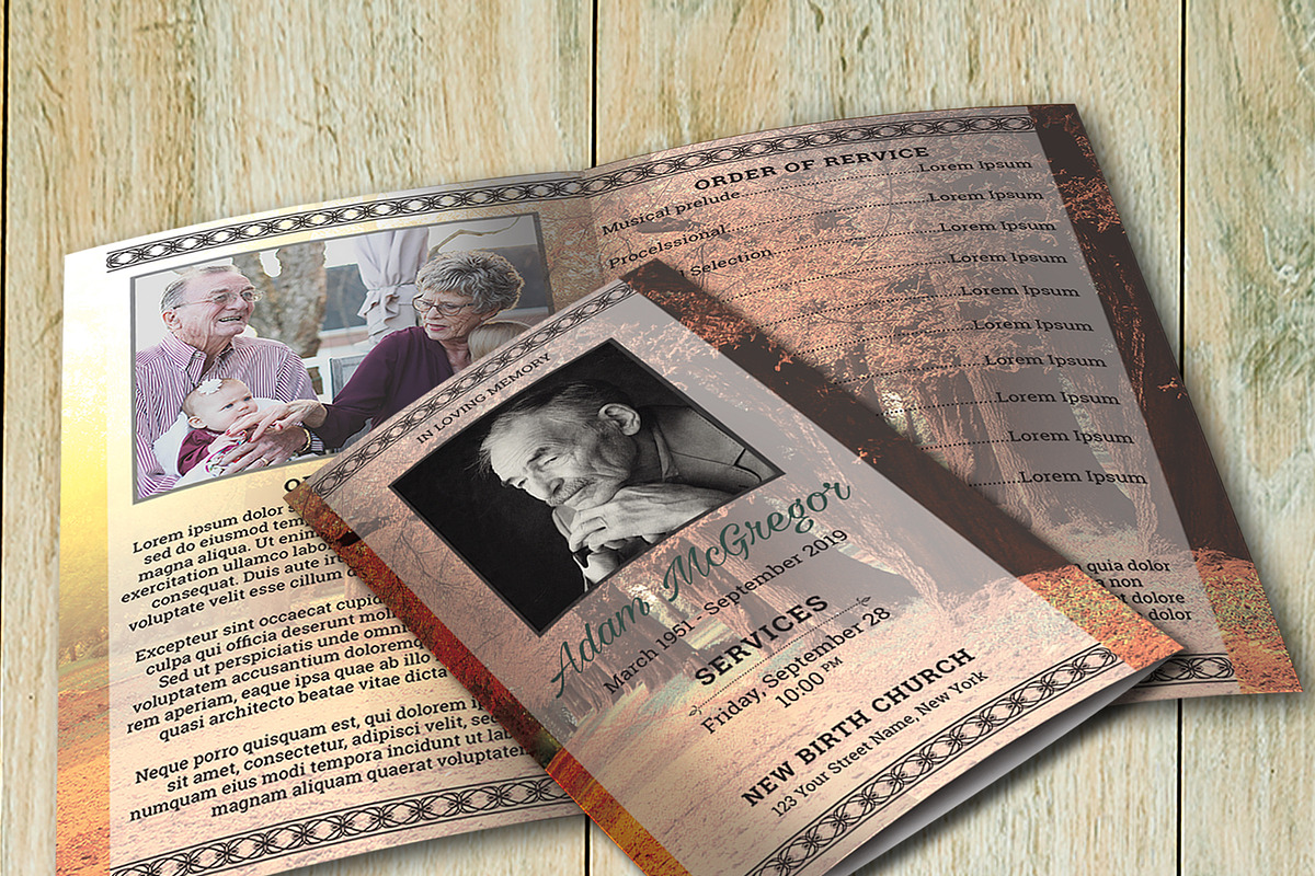 Memorial Template in Invitation Templates - product preview 8