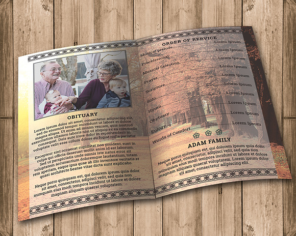 Memorial Template in Invitation Templates - product preview 2