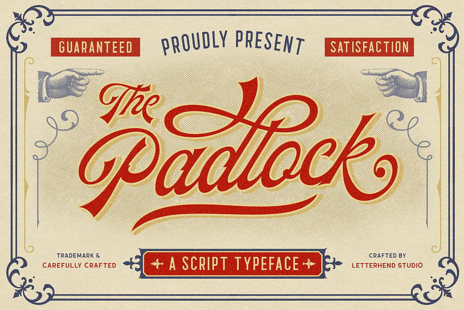 The Padlock - A Vintage Script