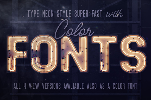 Modern Neon 3D Lettering in Graphics - product preview 17