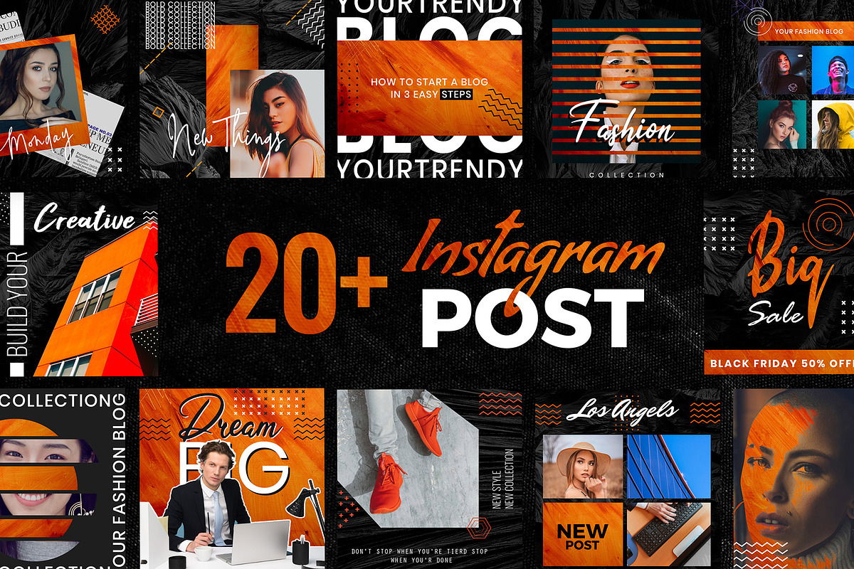 Instagram Post Template in Instagram Templates - product preview 8