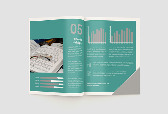 Annual Report 2019 in Magazine Templates - product preview 6