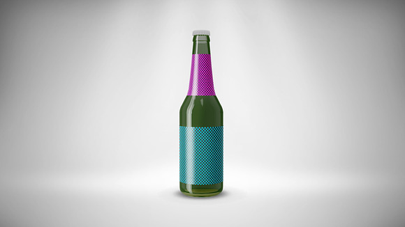 Beer Bottle Mockup 02 in Product Mockups - product preview 4