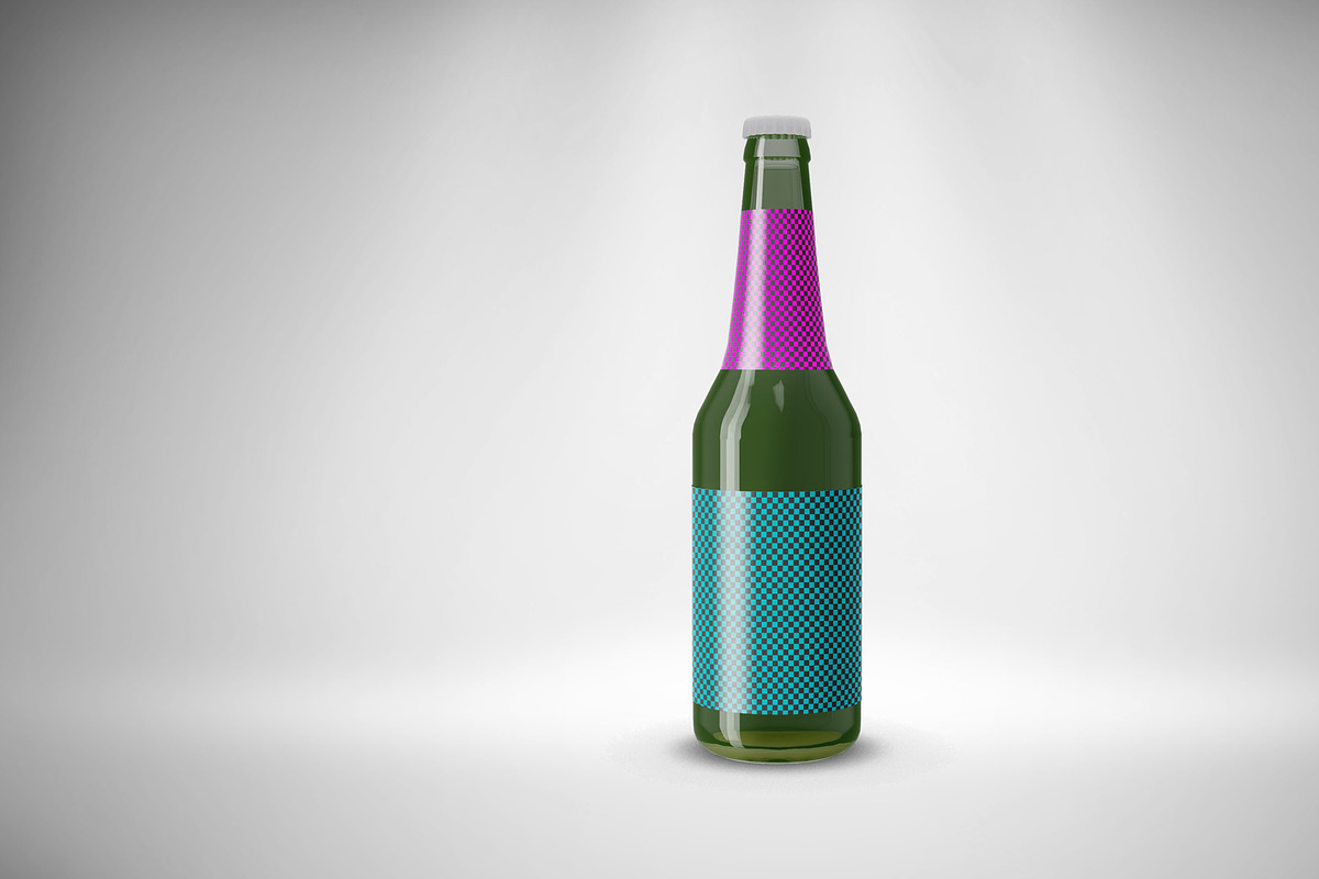 Beer Bottle Mockup 03 in Product Mockups - product preview 8