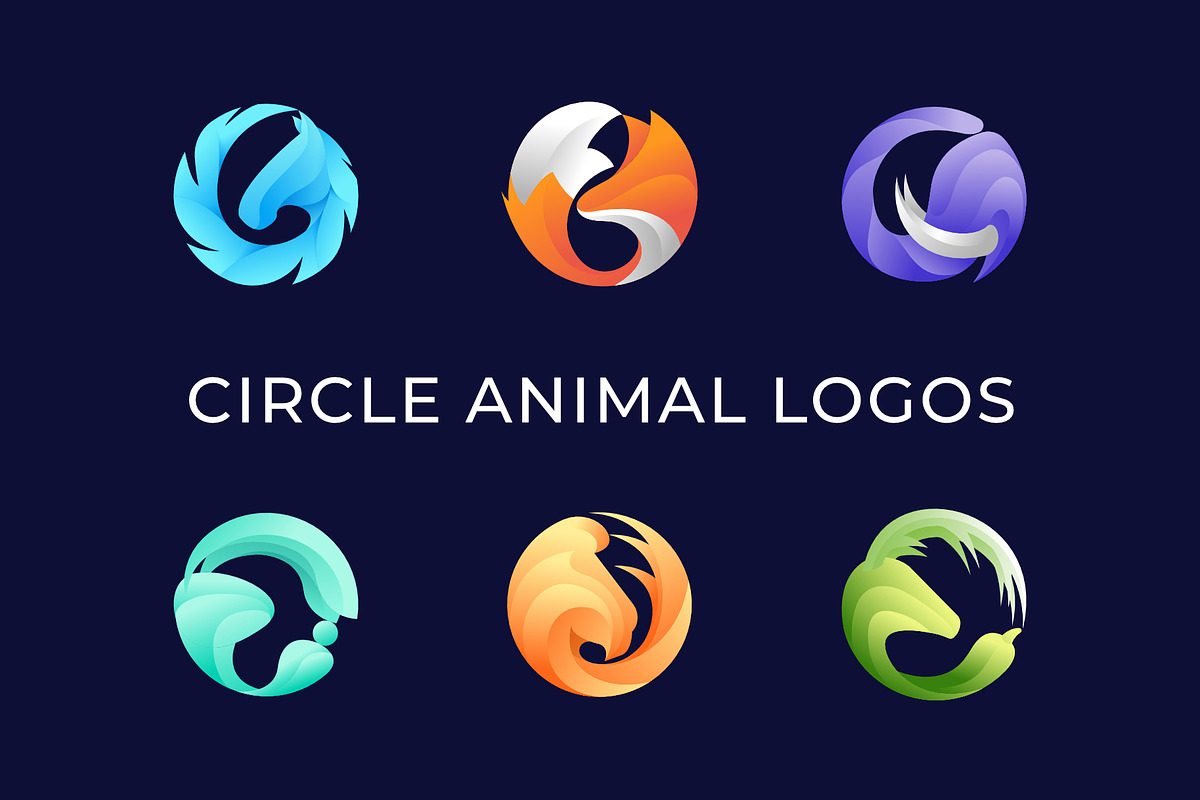Circle Animal Logos in Logo Templates - product preview 8