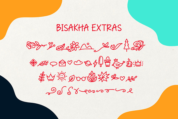 Bisakha - Fun Handwritten Typeface in Display Fonts - product preview 7